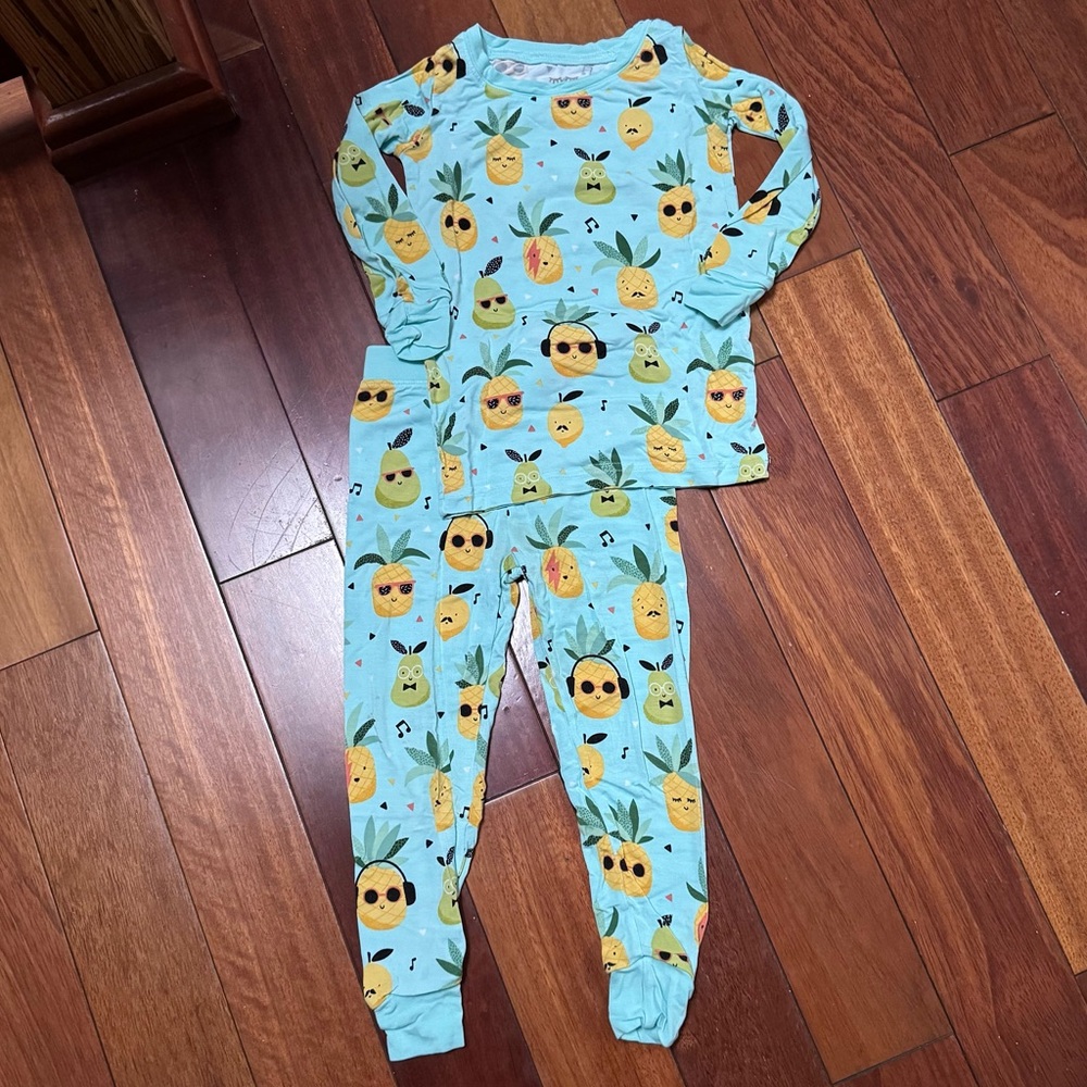 🍍 Little Sleepies Pineapple Pajama Set